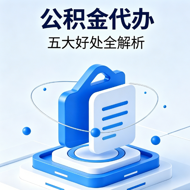 佛山公积金代办到底值不值？这5大好处让你少走弯路